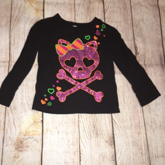 girls skull top